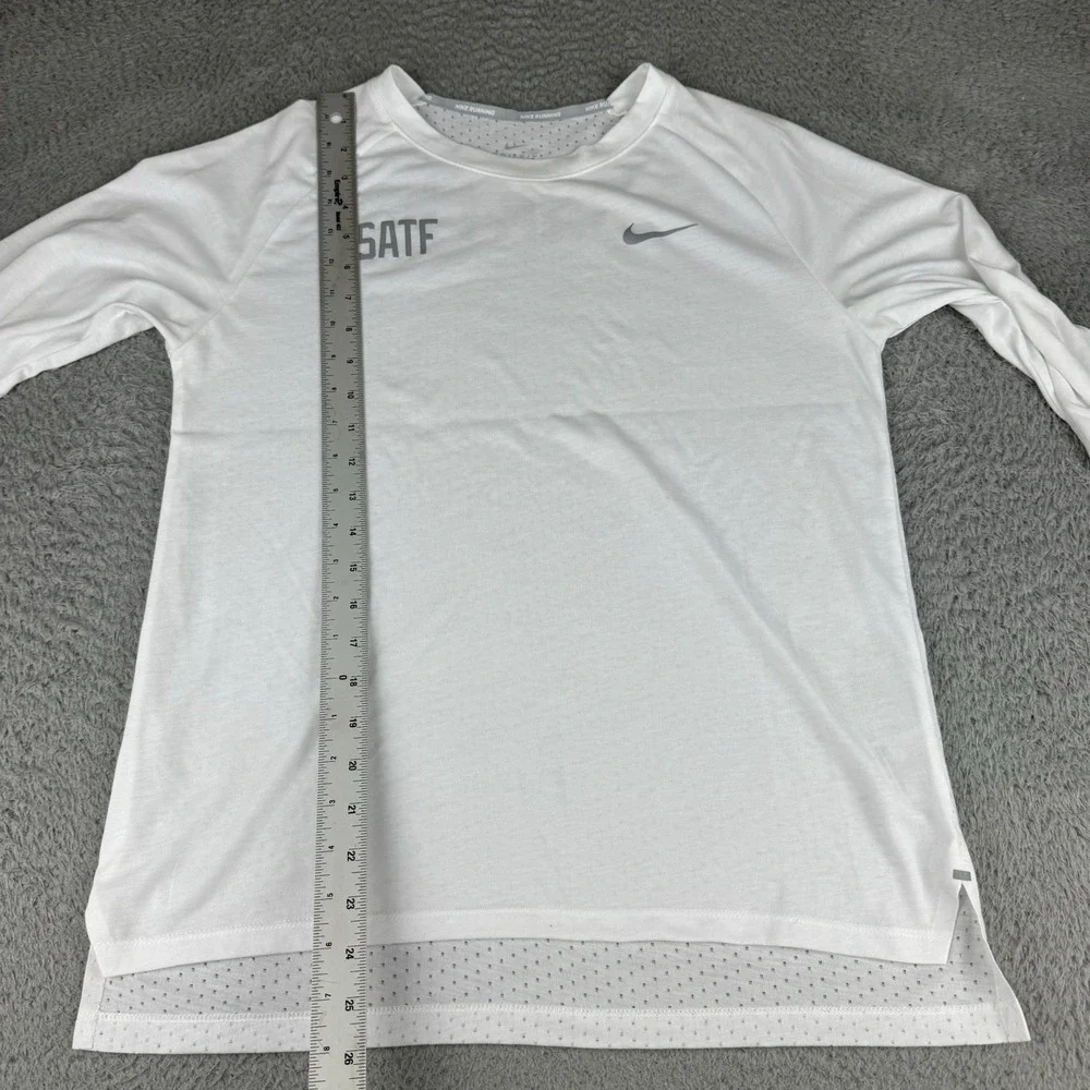 Nike Dri Fit Breathe Tailwind Running‎ Shirt Long Sleeve Usatf Womens Medium M